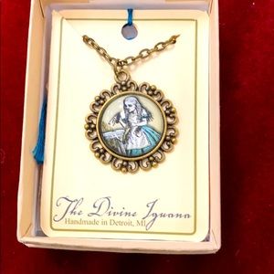 Alice in wonderland necklace